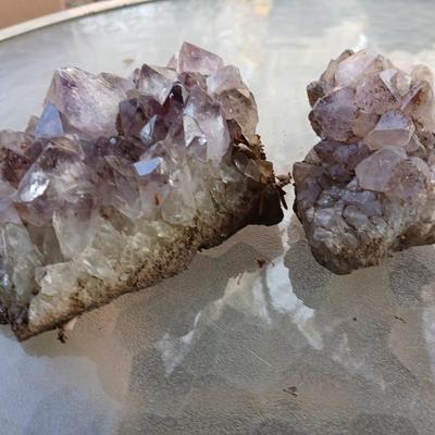 2 pieces of Amythyst