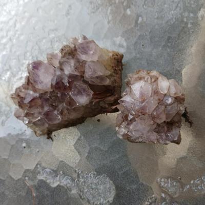 2 pieces of Amythyst