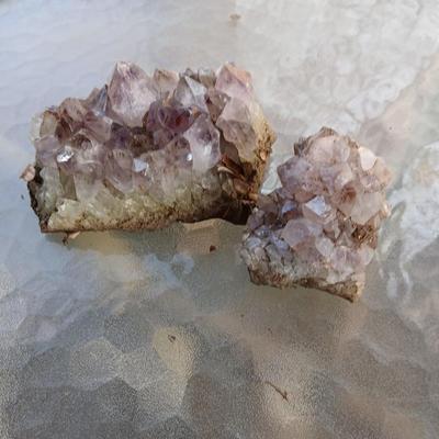 2 pieces of Amythyst