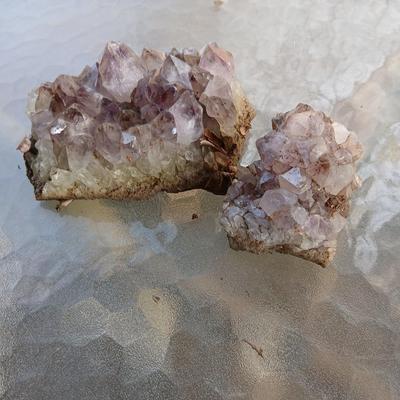2 pieces of Amythyst