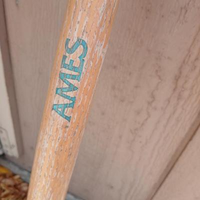Yard tools - Ames weeder, small shovel, and a Garden claw