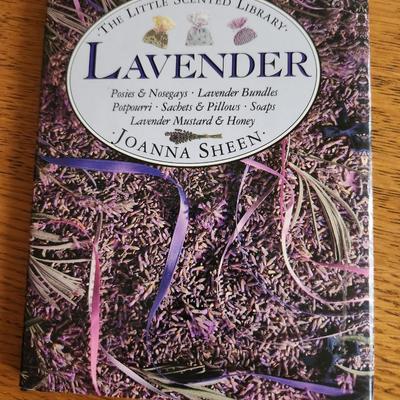 Sale Photo Thumbnail #232: This auction lot is for a pair of Lavender Books and Pillow.  The scent of lavender can be very calming.  Also can reading about the herb and things to do with it.  The pillow is fresh and new - perfect for most any clothes drawer or other use of your cho