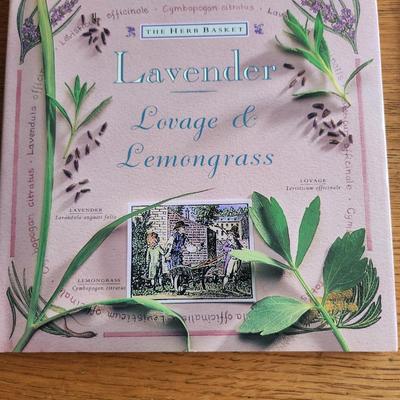 Sale Photo Thumbnail #231: This auction lot is for a pair of Lavender Books and Pillow.  The scent of lavender can be very calming.  Also can reading about the herb and things to do with it.  The pillow is fresh and new - perfect for most any clothes drawer or other use of your cho