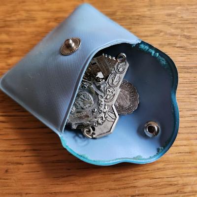Pocket Case of Vintage Religious Medals