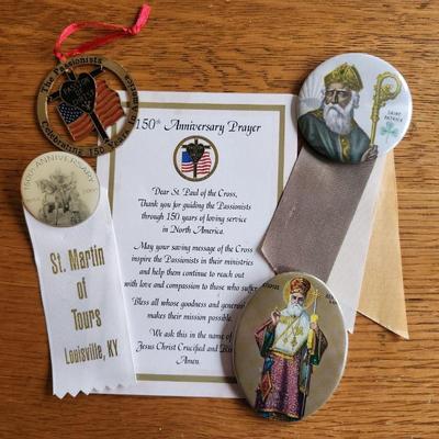 Badges, Pins and Ribbons with Religious Theme