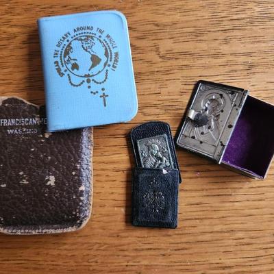 Three Religious Pocket Icons