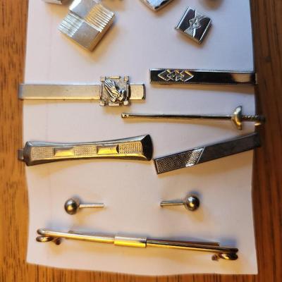 Collection of Tie Pins and Clips