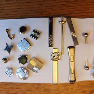 Collection of Tie Pins and Clips