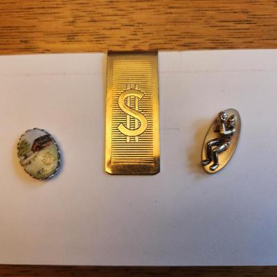 Money Clip and Tie Pins