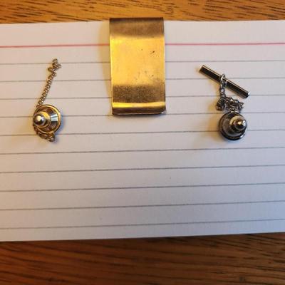 Money Clip and Tie Pins