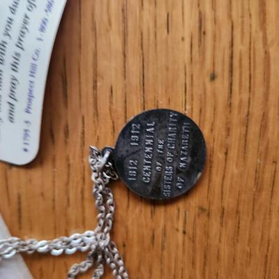 Scapular, Lenten Nail and a Medal on Chain