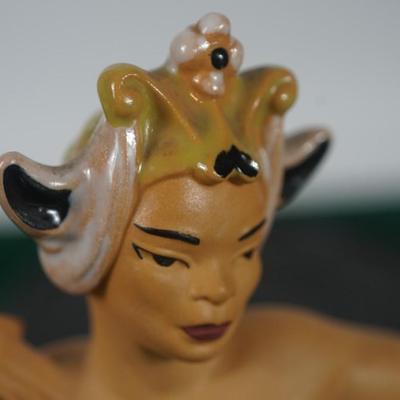 CERAMIC ARTS STUDIO VALINESE DANCE BOY & BALINESE DANCE GIRL MARKED