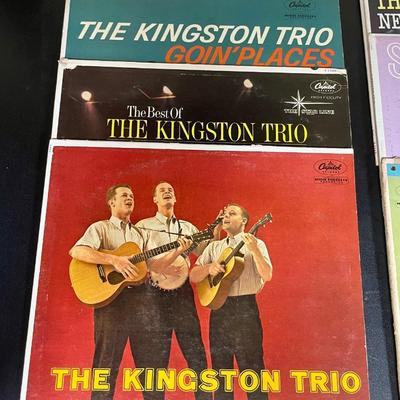The Kingston Trio Vintage 33RPM Vinyl Album Lot