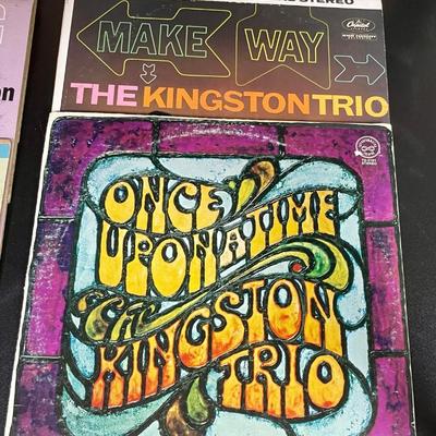 The Kingston Trio Vintage 33RPM Vinyl Album Lot