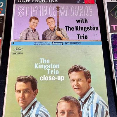 The Kingston Trio Vintage 33RPM Vinyl Album Lot