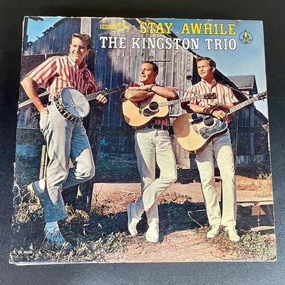 The Kingston Trio Vintage 33RPM Vinyl Album Lot