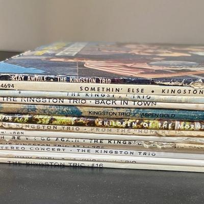 The Kingston Trio Vintage 33RPM Vinyl Album Lot