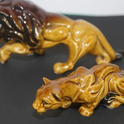 CERAMIC ARTS STUDIO LION AND LIONESS - RARE ITEM.