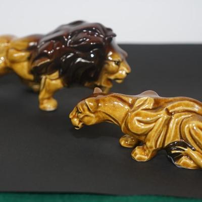 CERAMIC ARTS STUDIO LION AND LIONESS - RARE ITEM.