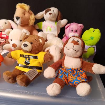 MOSTLY SMALL BUILD-A-BEAR PLUSH ANIMALS