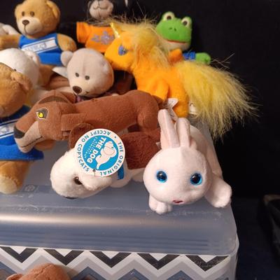 MOSTLY SMALL BUILD-A-BEAR PLUSH ANIMALS