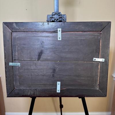 LOT 1: Vintage Chinese Porcelain Wall Plaque