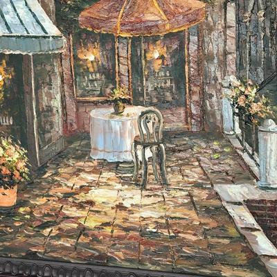 LOT 1L: Framed Oil Painting Of Venice Italy