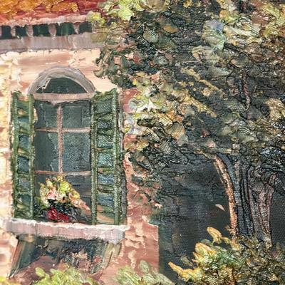 LOT 1L: Framed Oil Painting Of Venice Italy