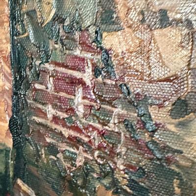 LOT 1L: Framed Oil Painting Of Venice Italy