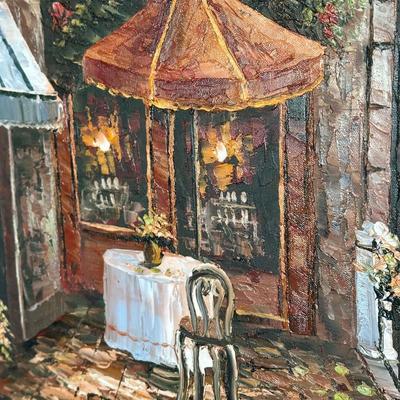 LOT 1L: Framed Oil Painting Of Venice Italy