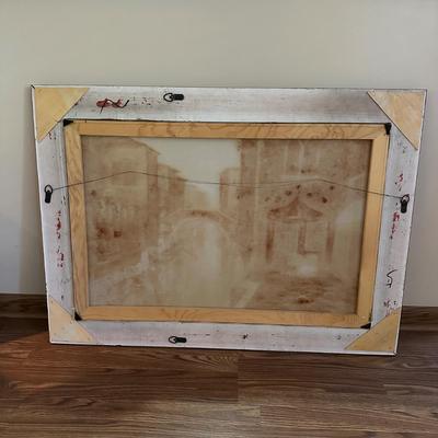 LOT 1L: Framed Oil Painting Of Venice Italy