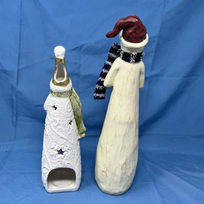Lot 454 Tall snowmen