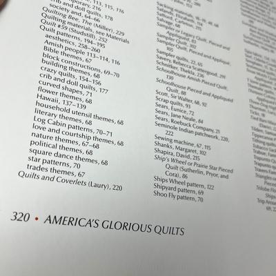 Lot 463 Coffee Table book on Quilts