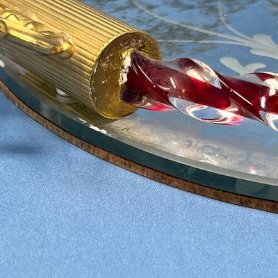Lot 464 Vintage Venetian Murano Mirrored Dresser Tray