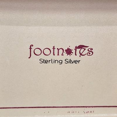 LOT 7:: Two tone Diamond Entwined Heart LOVE Necklace Sterling Silver Great gift New in Box