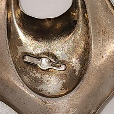 LOT 16:: 29.3gtw- Sterling Silver 925 Pierced Earring Lot featuring Ecclissi double stem bamboo hoops