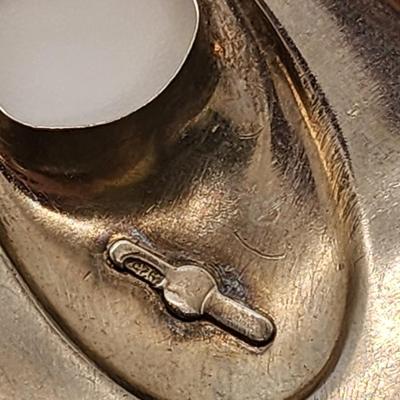 LOT 16:: 29.3gtw- Sterling Silver 925 Pierced Earring Lot featuring Ecclissi double stem bamboo hoops