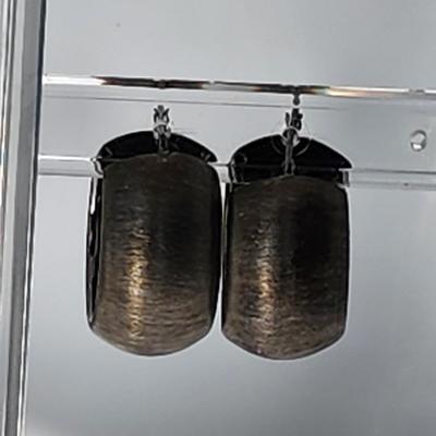 LOT 16:: 29.3gtw- Sterling Silver 925 Pierced Earring Lot featuring Ecclissi double stem bamboo hoops