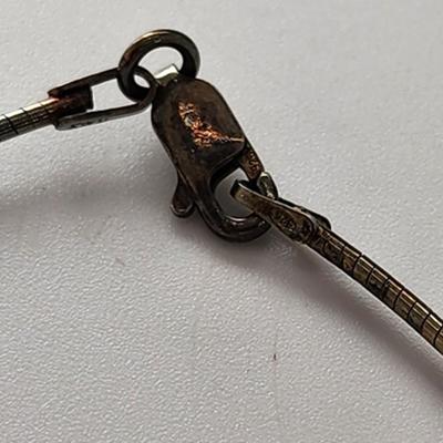 LOT 17:: Vintage Large Natural Rhodochrosite Pendant set in 925 Sterling Silver with 925 Italy 18" Chain