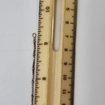 LOT 27:: Three Sterling Silver 925 Italy Ankle Bracelets- one is gold vermeil