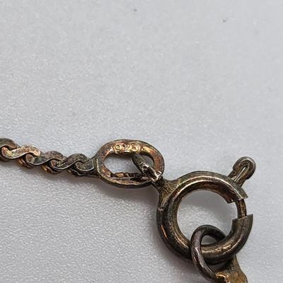 LOT 29:: Handcrafted ONE OF A KIND Butterfly and Star in a 1964 Quarter Pendant on 18" L 925 Italy Chain