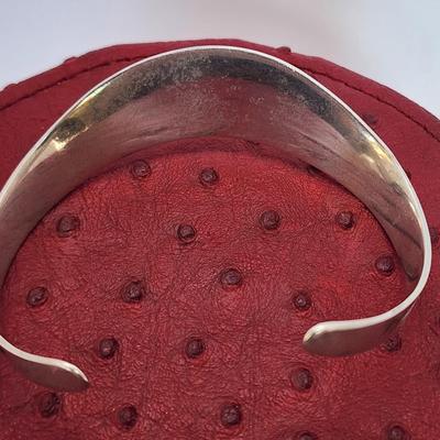 LOT:: Sterling Silver Bracelets- Classis Wave Cuff, I7" L Italian balls on rope chain and 7" L Comedy tragedy theater masks 30.8g