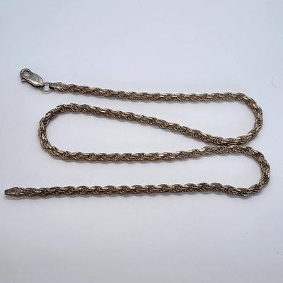 LOT 36:: Vintage Beautiful Inlaid Turquoise and other gemstones Pendant/Brooch with removable Bail and a thick 18"L Chain 925 Italy