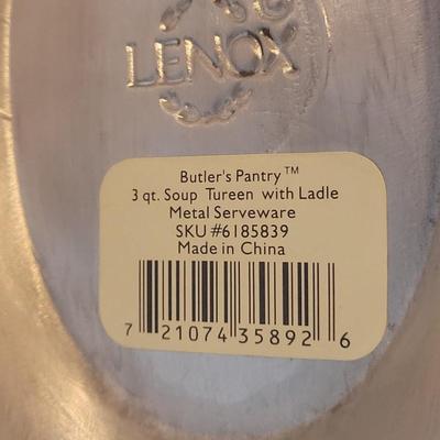 LOT:: 44 Lenox Serving Tray & Tureen w/Ladle (COA Included)