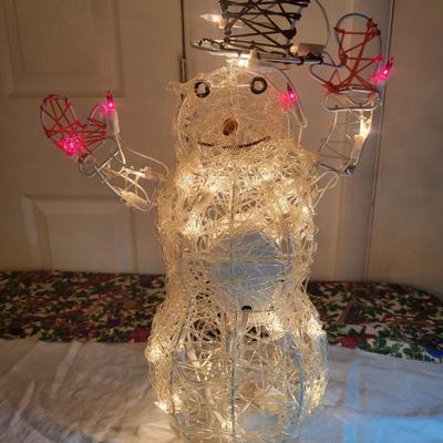 LOT:: 45 Animatronic Light Up Snowman