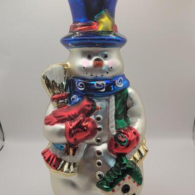 LOT:: 51 Victorian Santa Blown Glass 12" Kurt Adler