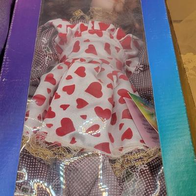 LOT:: 54 Wedding Fantasy Barbie & Ashley Belle Porcelain Doll