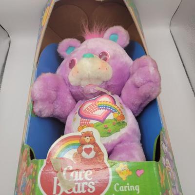LOT:: 55 Vintage Kenner Carebears Share Bear Plush