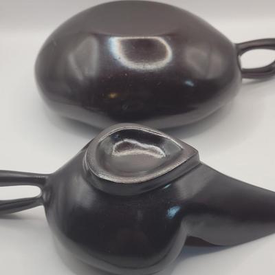 LOT:: 56 Mini Lane Chest & Three MCM Serving Pieces