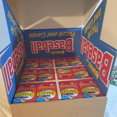 LOT:: 62 Donruss Baseball Counter Display Box w/ 216 Sealed Packs